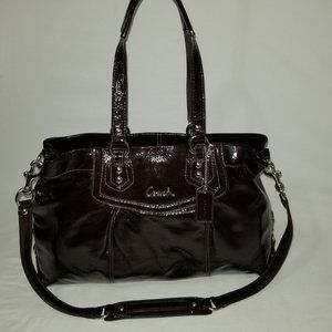 Coach 20464 Ashley Patent Carryall Shoulder Bag